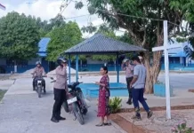 Polsek Tanimbar Utara Pastikan Kondusifitas di Siang Hari