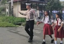 Sat Lantas Polres Kepulauan Tanimbar Gelar Pengaturan Pagi