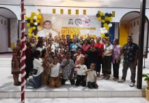 Umat Paroki St. Mathias Saumlaki Sambut Misa Perdana Pastor Teophilus Dumatubun