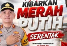 Kapolres Kepulauan Tanimbar Serukan Kibarkan Bendera Merah Putih