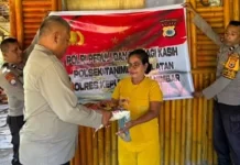 Polsek Tanimbar Selatan Gelar Aksi Polri Berbagi Kasih