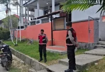 Sat Samapta Polres Tanimbar Amankan Ibadah Minggu