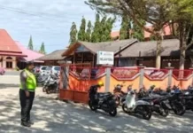 Polres Kepulauan Tanimbar Gelar Pengaturan dan Pengamanan Jalur