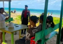 Polres Kepulauan Tanimbar Patroli di Objek Wisata