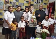 Berbagi Kasih di Panti Asuhan ALMA Menjala Harapan Bersama Kristus di Olilit Barat