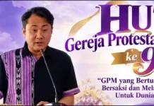 Bupati dan Ketua DPRD Tanimbar Hadiri Perayaan HUT ke-91 GPM di Larat.