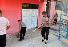 Polsek Tanut Gelar Baksos di Sejumlah Rumah ibadah