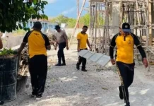 Jajaran Polsek Selaru Wujudkan Kepedulian Sosial