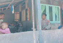 Polsek Fordata Jaga Situasi Kamtibmas Tetap Kondusif