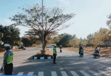 Sat Lantas Polres Kepulauan Tanimbar Optimalkan Pengaturan Jalan