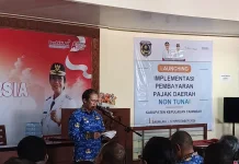 Wabup Tanimbar Launching Sistem Pembayaran Pajak Daerah Secara Non Tunai