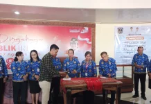 Wabup Ratuanak Resmi Meluncurkan Pembayaran Pajak Daerah Non Tunai.