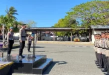 Kapolres Kepulauan Tanimbar Rotasi Sejumlah PJU dan Kapolsek
