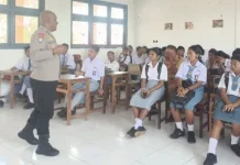 Polsek Tanut Edukasi Siswa Soal Narkoba dan Miras