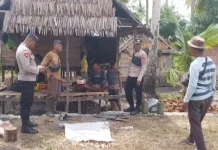 Polsek Nirunmas Gelar Patroli Dialogis Cegah Karhutla