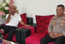 Kapolsek Kormomolin, Kunker Perdana ke Kantor Kecamatan