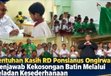 Meniti Sunyi Pelayanan dan Menyemai Kasih untuk 32 Anak Hebat Olilit Barat