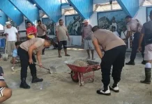 Kapolsek Tansel Pimpin Bakti Religi di Gereja Wowonda