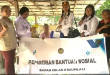 Bansos Bapas Saumlaki Sentuh Warga Lorulun