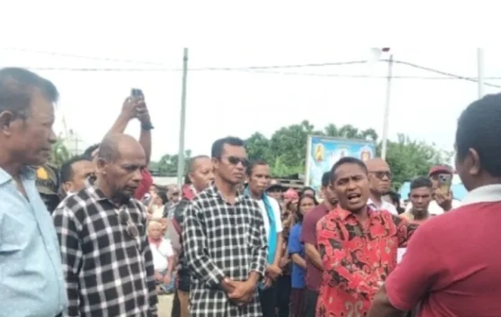 Arca Kristus Raja Tiba di Arui Das, Disambut Tarian dan Doa Adat