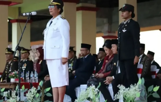 Sang Merah Putih Sukses Diturunkan dengan Khidmat di Bumi Duan Lolat