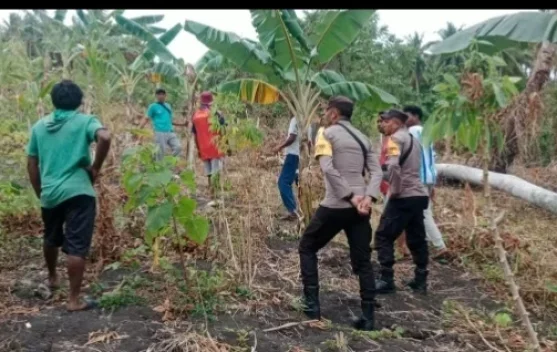 Kapolsek Nirunmas Pimpin Mediasi Sengketa Lahan Antar Desa