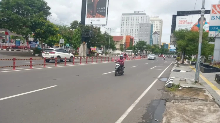 Libur Imlek 2026, Jalan Protokol Kota Semarang Lengang