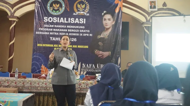 Sosialisasikan MBG, Nafa Urbach Berkomitmen Kawal Generasi Emas