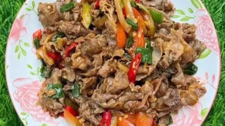 Resep Beef Slice Pedas Manis