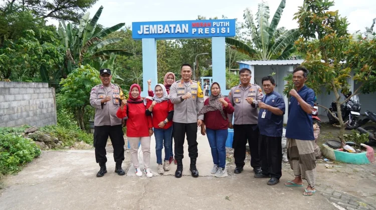 Polrestabes Semarang Selesaikan Jembatan Presisi di Jabungan