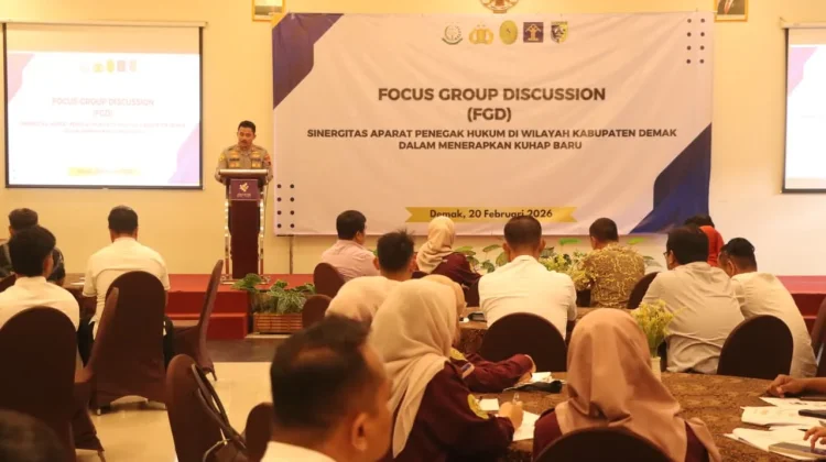 Sinergitas Penegak Hukum, Polres Demak Satukan Persepsi KUHP-KUHAP