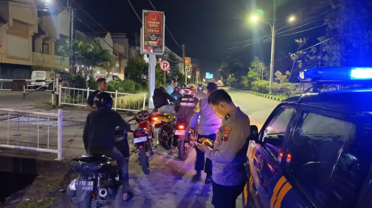 Tindak Balap Liar, Polrestabes Semarang Sita 33 Motor