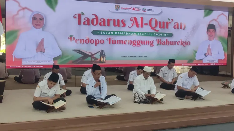 Bulan Ramadan, ASN Pemda Kendal Rajin Ikut Tadarus Al Quran