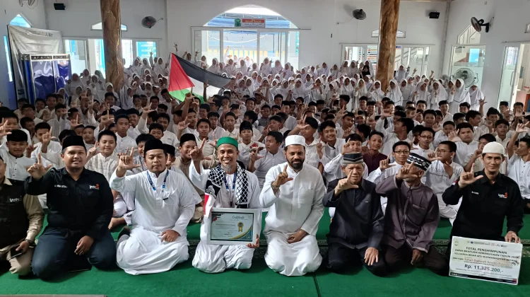 Syekh Palestina Datang, Pelajar Batang Kumpulkan Donasi Rp11,3 Juta untuk Gaza