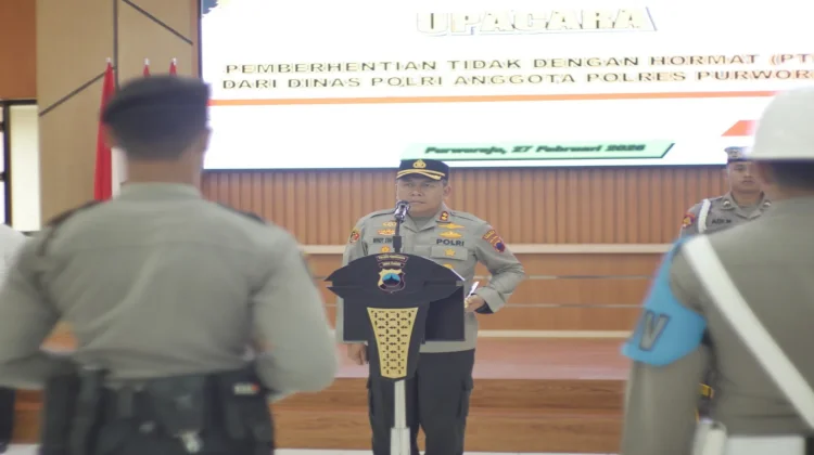 Langgar Kode Etik, Anggota Polres Purworejo Diberhentikan Tidak Hormat