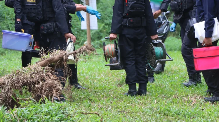 Cipta Kondisi, Polres Semarang Musnahkan 2,1 Kilogram Bahan Mercon