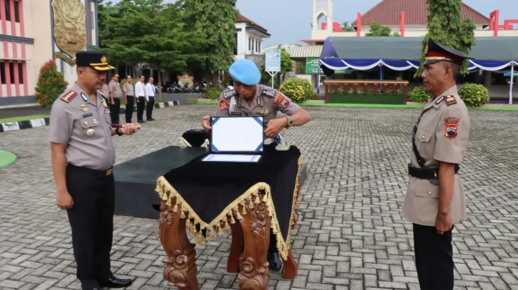 Sertijab Kapolsek Cluwak, Kapolresta Pati Beri Pesan Khusus
