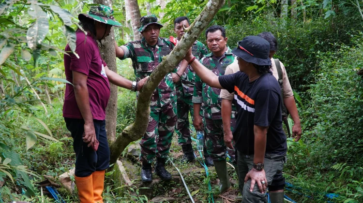 Program TNI Membangun Desa Bawa Solusi Air Bersih bagi Warga Kebumen