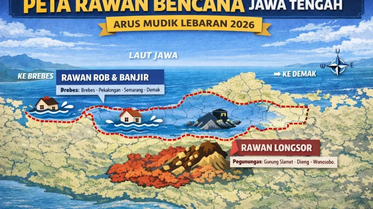 Rob dan Longsor Mengintai Jalur Mudik Jateng, BPBD Ungkap Titik Rawan