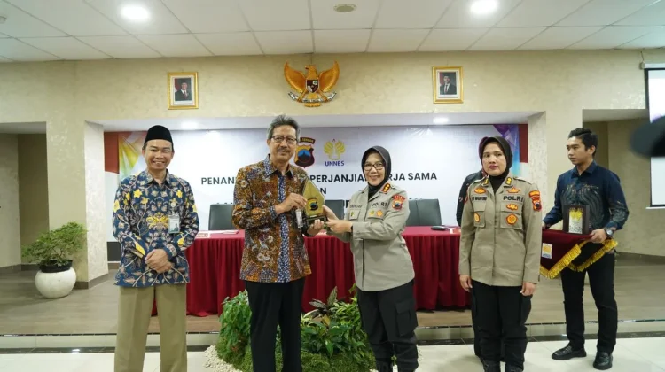 Perkuat Sinergi, Polda Jateng dan UNNES Resmikan Pusat Studi Kepolisian