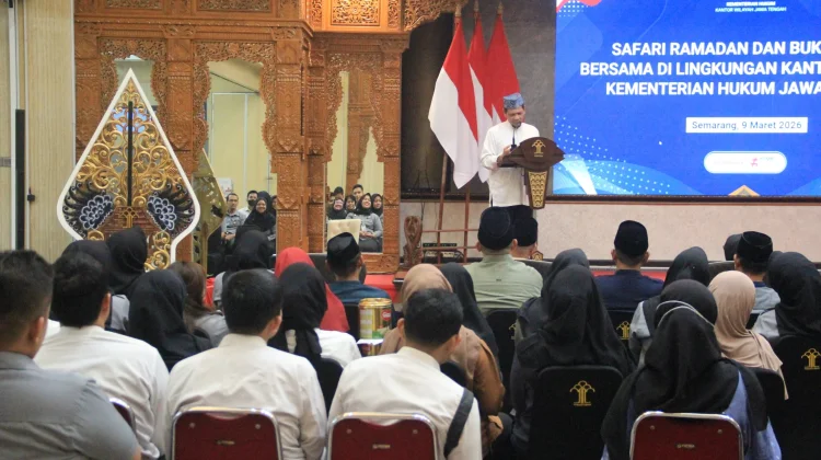 Safari Ramadan, Kemenkum Jateng Diajak Kerja Jujur Agar Berkah