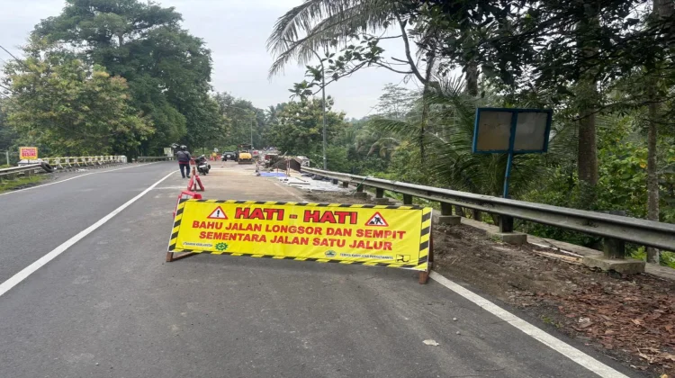 Amankan Arus Mudik,  BPJ Magelang Percepat Penanganan Longsor Maron–Bener