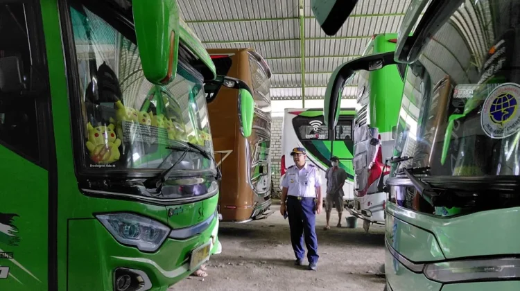 Pastikan Armada Mudik Lebaran Layak Jalan, Dishub Pati Gelar Ramp Check