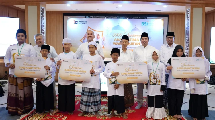 BSI Berbagi, Beri Santunan 5.000 Anak Yatim Seluruh Indonesia