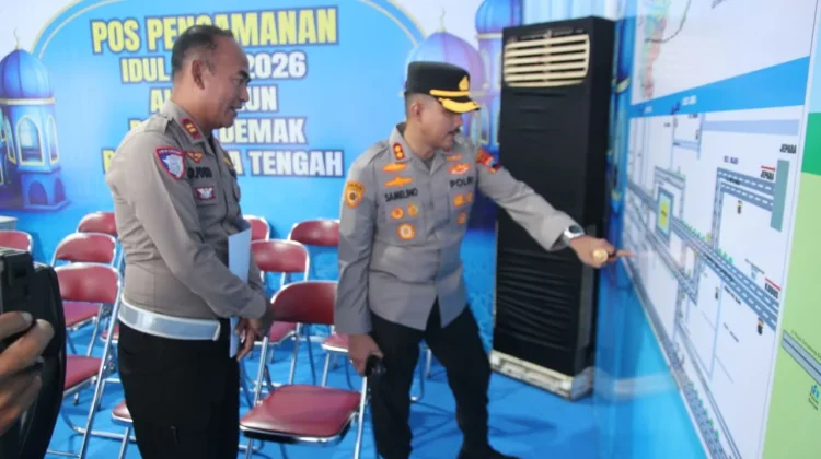 Jamin Keamanan Mudik, Kapolres Demak Cek Kesiapan Empat Pospam Utama