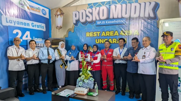BPJS Kesehatan Buka Posko Mudik di Rest Area Ungaran