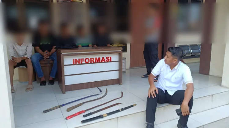 Polres Demak Amankan Tiga Remaja Pelaku Pembacokan Saat Tawuran