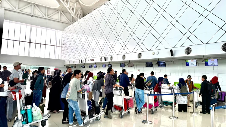 Tiga Hari Pembukaan Posko, Trafik Bandara Jenderal Ahmad Yani Naik 31 Persen