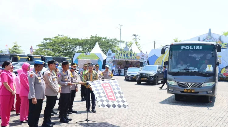 Solusi Mudik Aman, Ratusan Pemudik Manfaatkan Valet Ride Polda Jateng