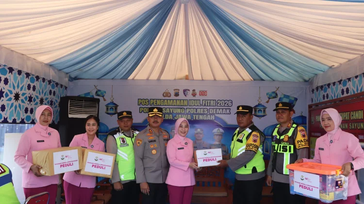 Pastikan Mudik Aman, Kapolres Demak Cek Kesiapan Pospam Lebaran